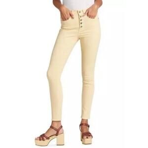 Veronica Beard Maera High-Rise Skinny Jeans - color mustard -size 29/6 - F18